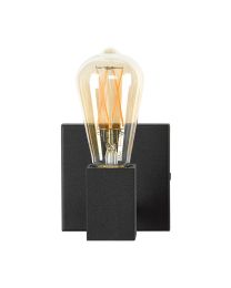 Stijlvolle Wandlamp Zwarte Afwerking