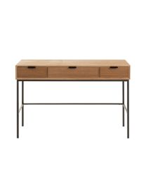 Console 3 Lades Hout/metaal Naturel