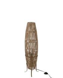 Staanlamp Geweven Jute Beige Small