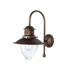 Landelijke Hanglamp Antiek Brons, Scheepslamp