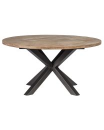 Ronde Tafel Linda In Gerecycleerd Teak Hout