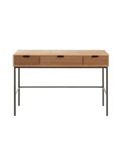 Console 3 Lades Hout/metaal Naturel