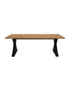 Tijdloze Tafel 220cm Met Metalen X-poot