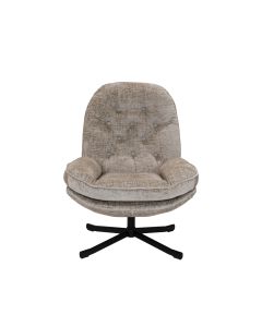 Relax Fauteuil Met Knopen, Taupe