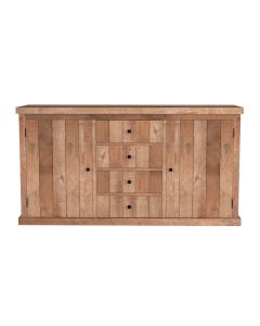 Dressoir In Gerecycleerde Teak, 2 Deurs En 4 Lade