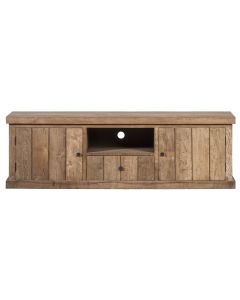 Tv Meubel In Gerecycleerde Teak 2 Deur En 1 Lade