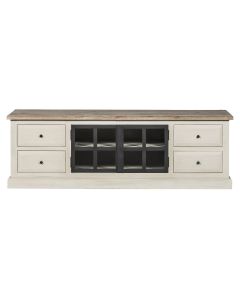 Tv Dressoir 2 Deuren En 4 Lade